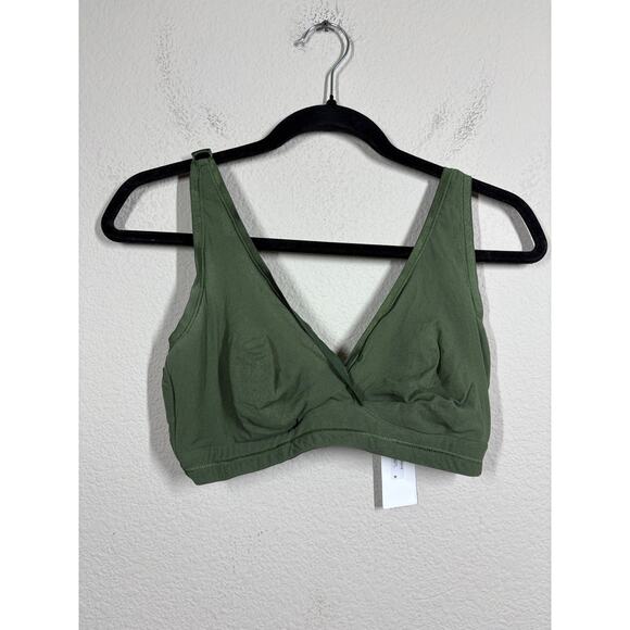 Cosabella Womens Size Medium Soire Curvy Bralette Evergreen Wireless Wide Strap - Picture 1 of 9